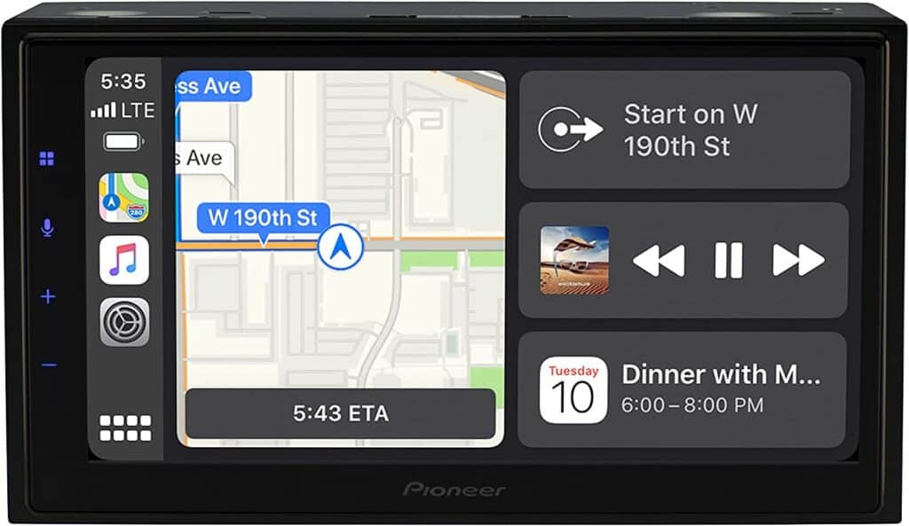 Best Double Din Radio for Apple CarPlay
